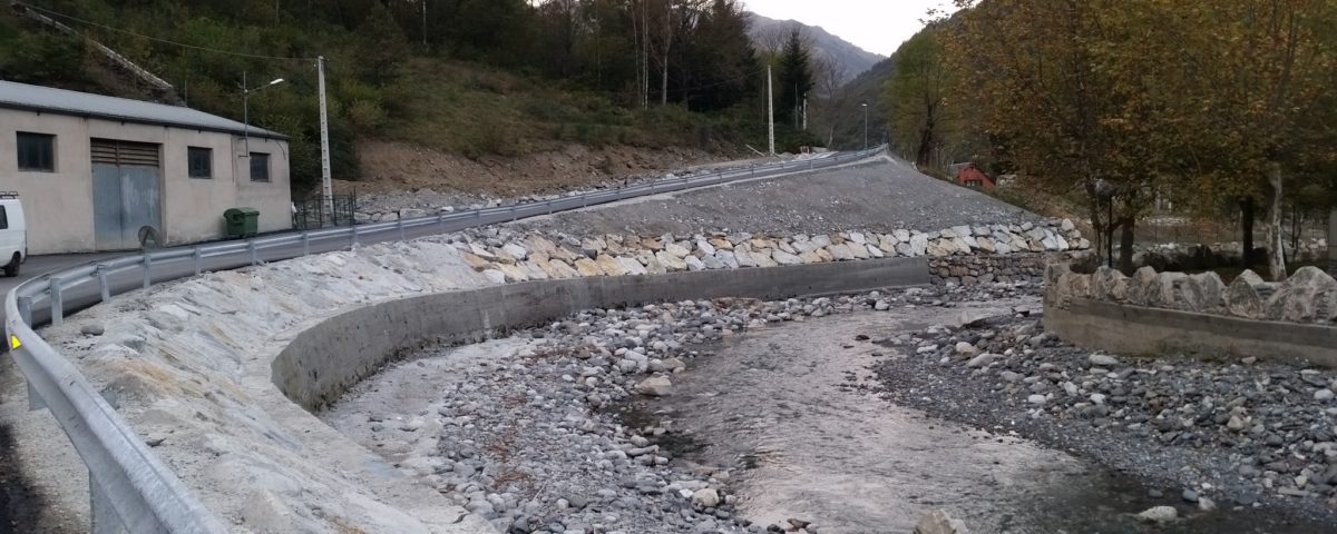 Proyecto de reposición de Camino Real en margen izquierda del río Garona. Lérida.