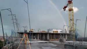 Topography works in the construction of Torre Zaragoza b534f610 8c6a 4d27 98b9 b935ee86f14a